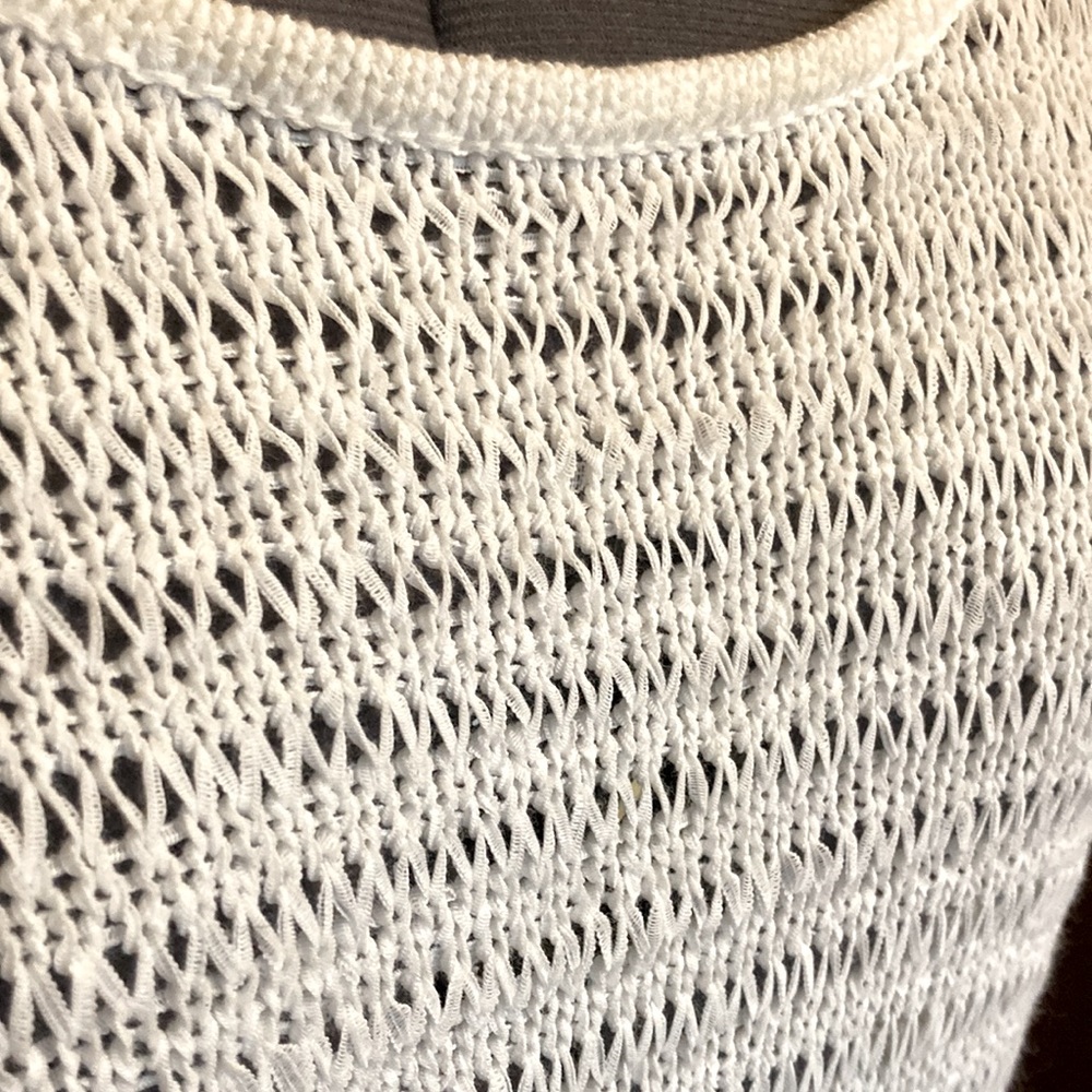 Kenneth Cole loose knit sweater tank Sz M - Picture 4 of 9